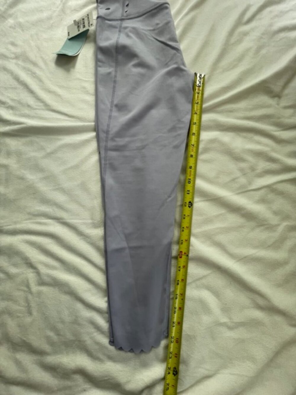 Zella Leggings Women's Activewear High Waist Capri Scalloped, Purple, Size M - Picture 7 of 7